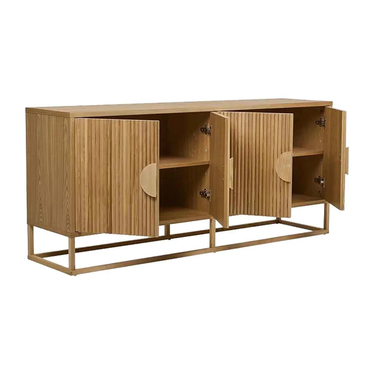 FORMA – Mid Century Style Rippled Side Board