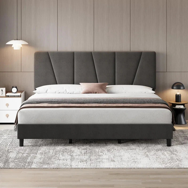 VENTO – Ultra Modern Black & Grey King Size Bed