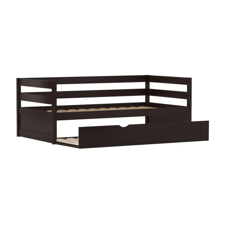 DORA – Plank Paneled Daybed With Trundle