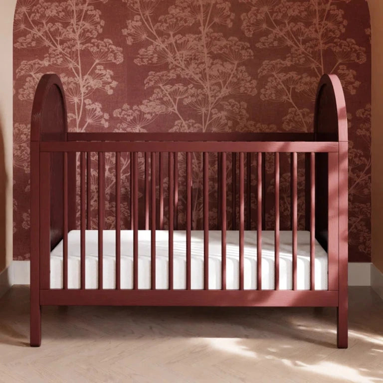 SOLENE – Bohemian Style Maroon Baby Crib