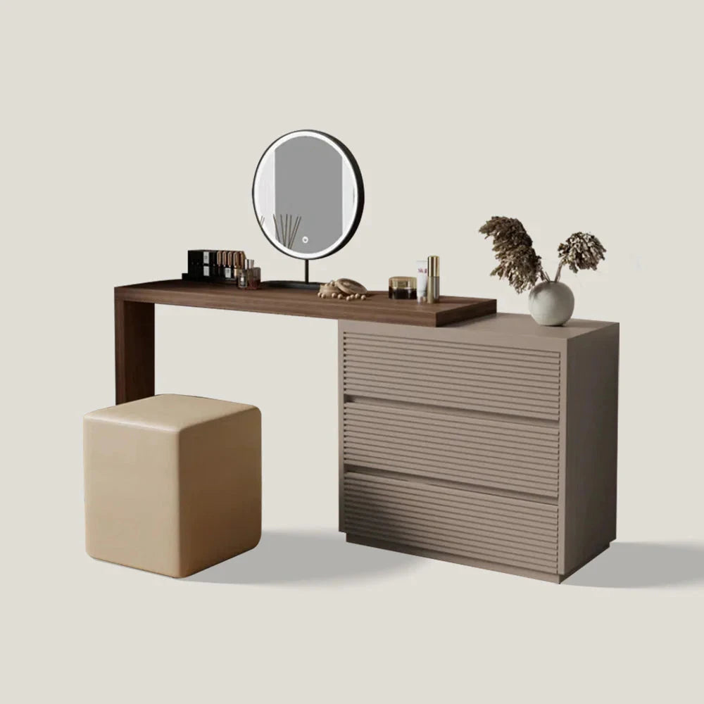 BLUME – Modern Vanity Table with Extendable Top