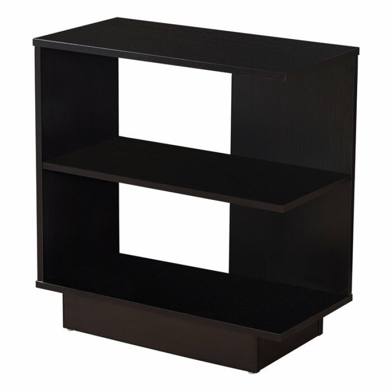 HEDDEN - Side Storage Floor Shelf Black