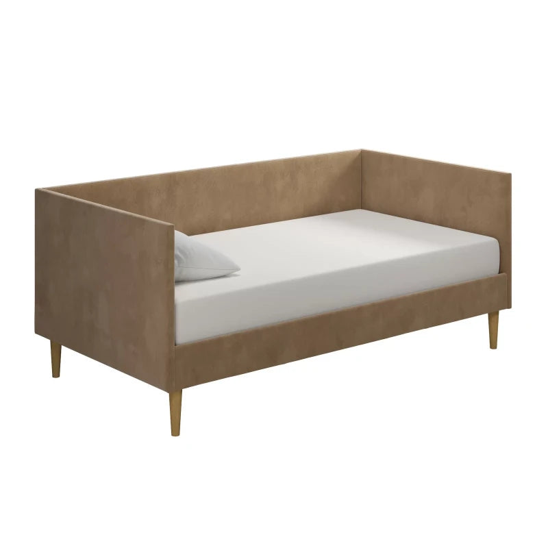 AURORA – Tan Velvet Daybed