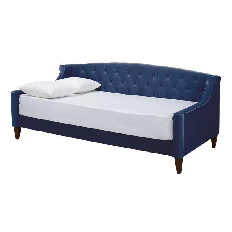 JOVI – Navy Blue Button Tufted Daybed
