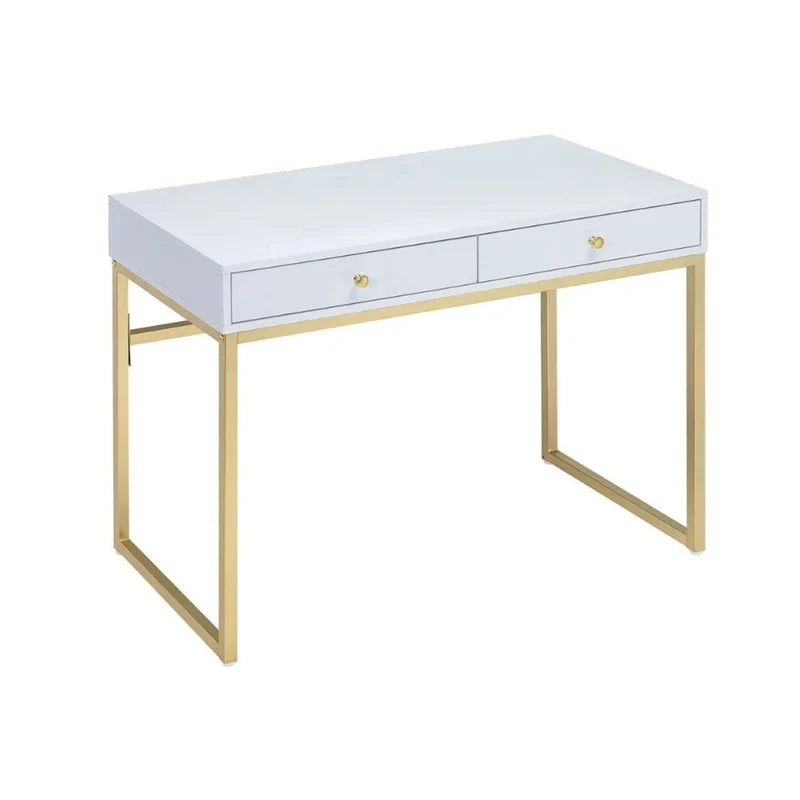 EELA – Writing Table With Metallic Base