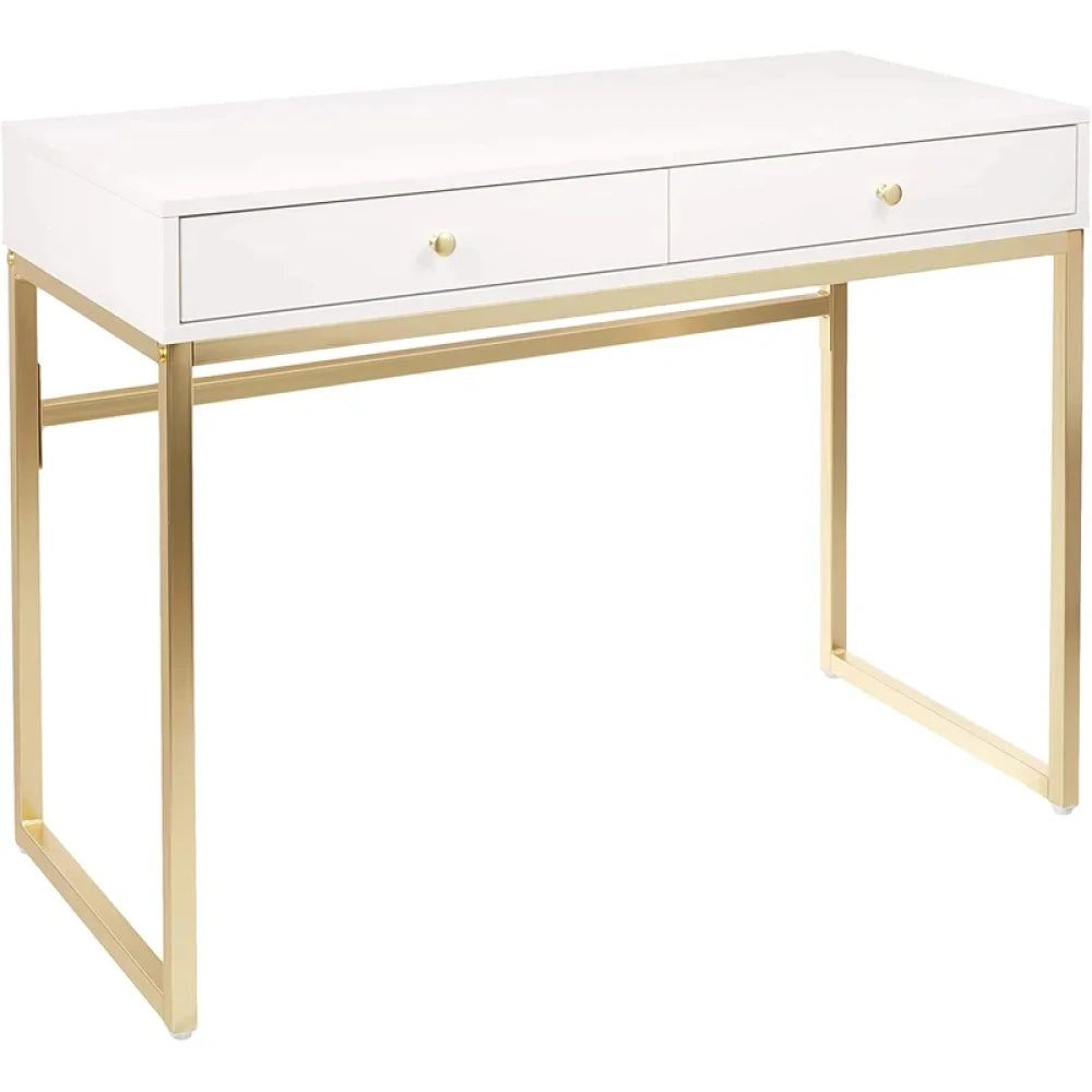 EELA – Writing Table With Metallic Base