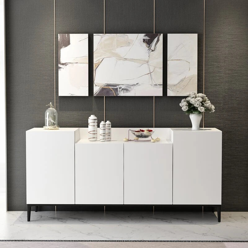 SOFAE – White & Black Contemporary Style Sideboard