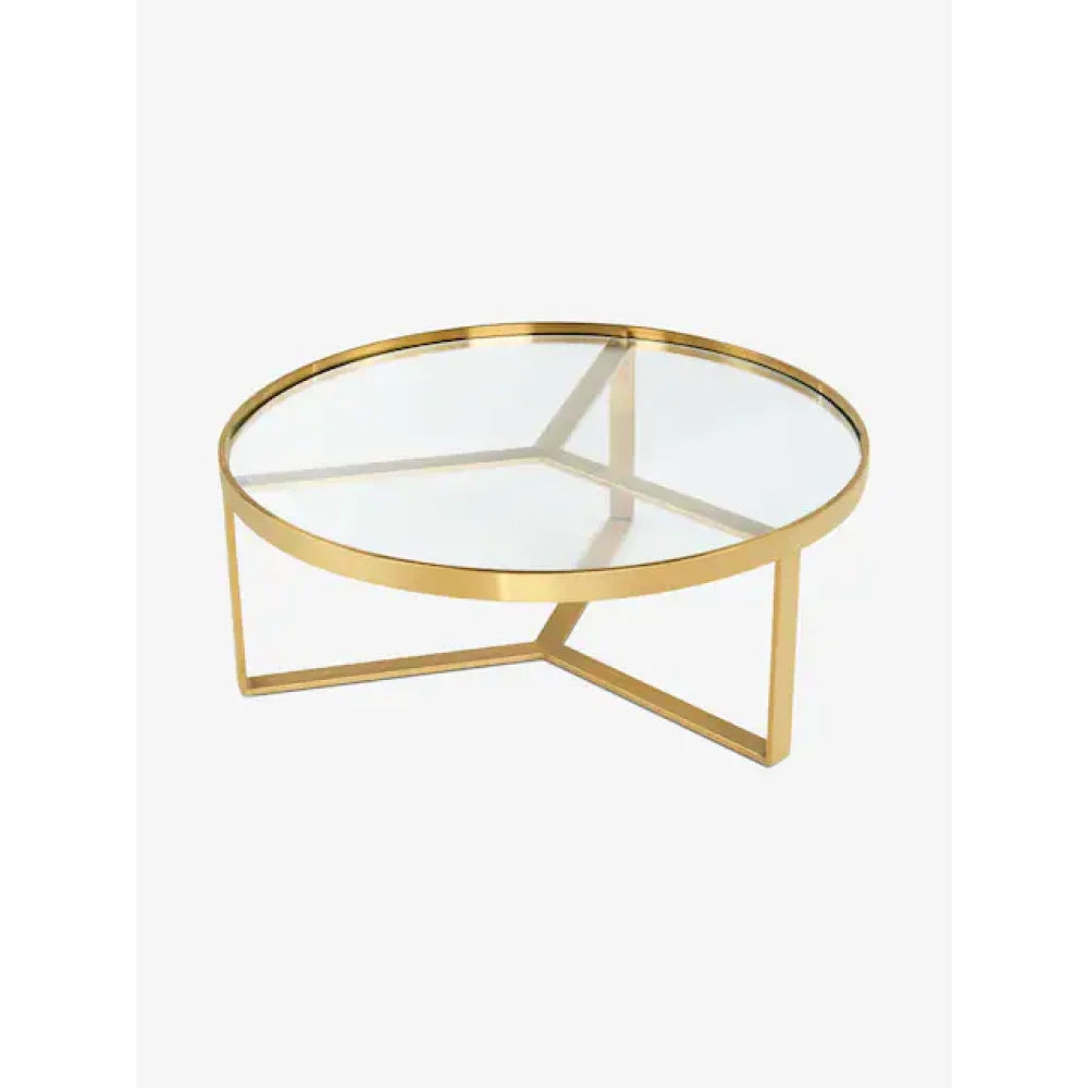ROXX – Triangular Frame Round Coffee Table