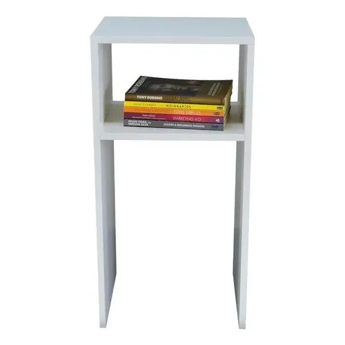 JELLYBEAN - Side Storage End Table White
