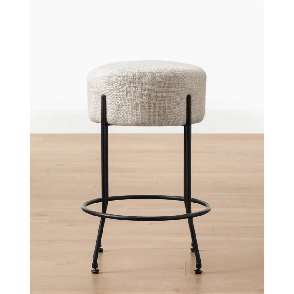 CANTOR – Modern Industrial Style Round Bar Stool