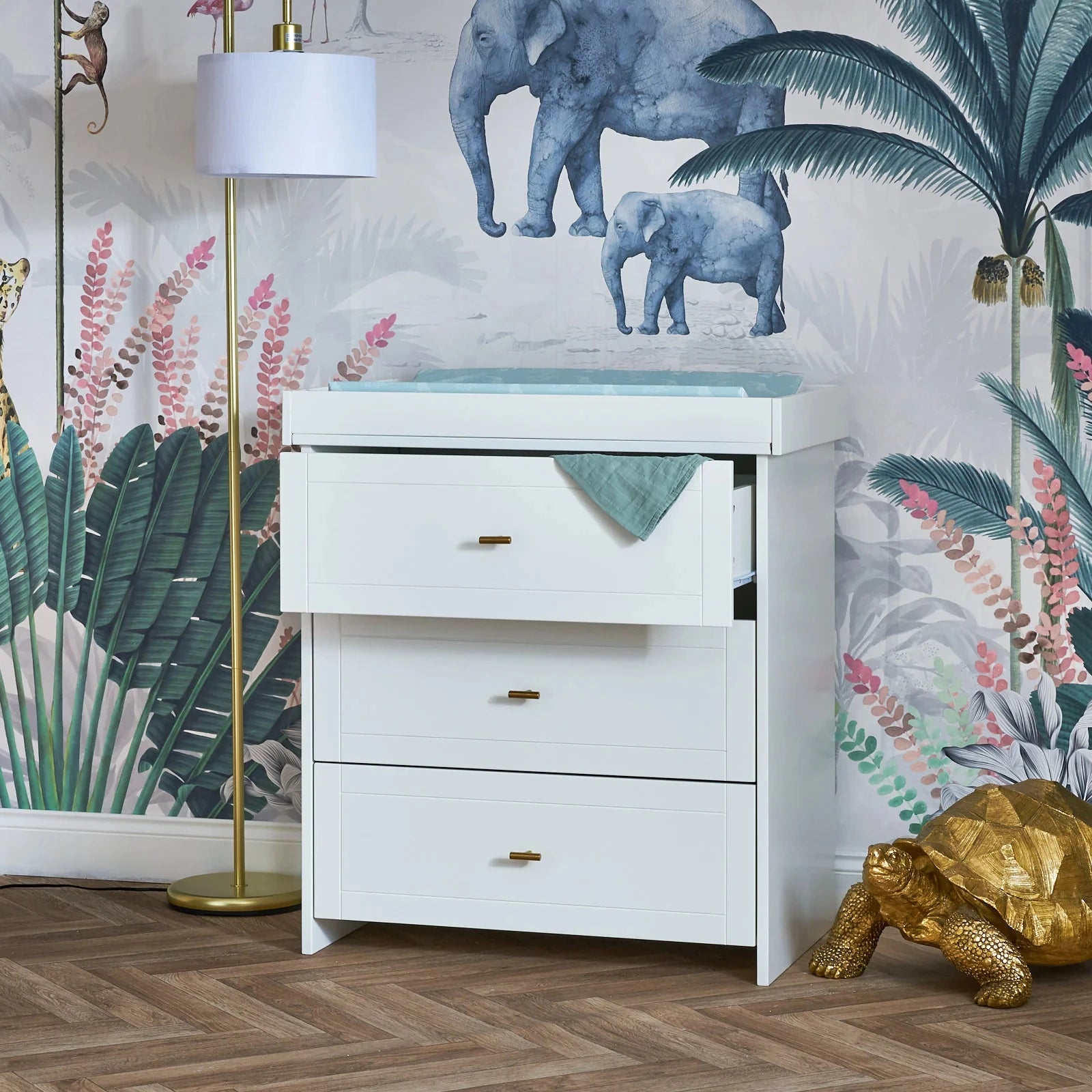 EIRA – Minimalist Design White Baby Changing Table