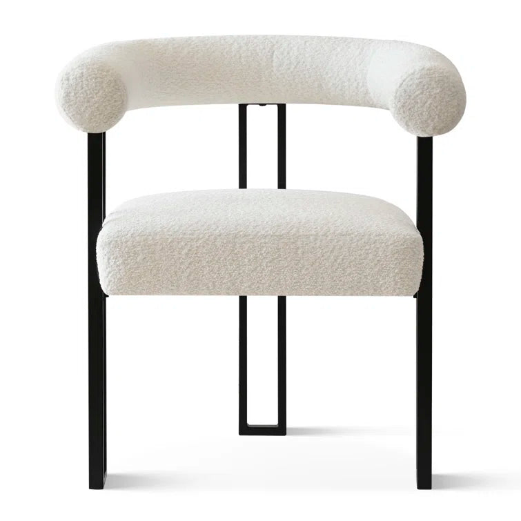 KIVO – Abstract Design Black & White Dining Table Set