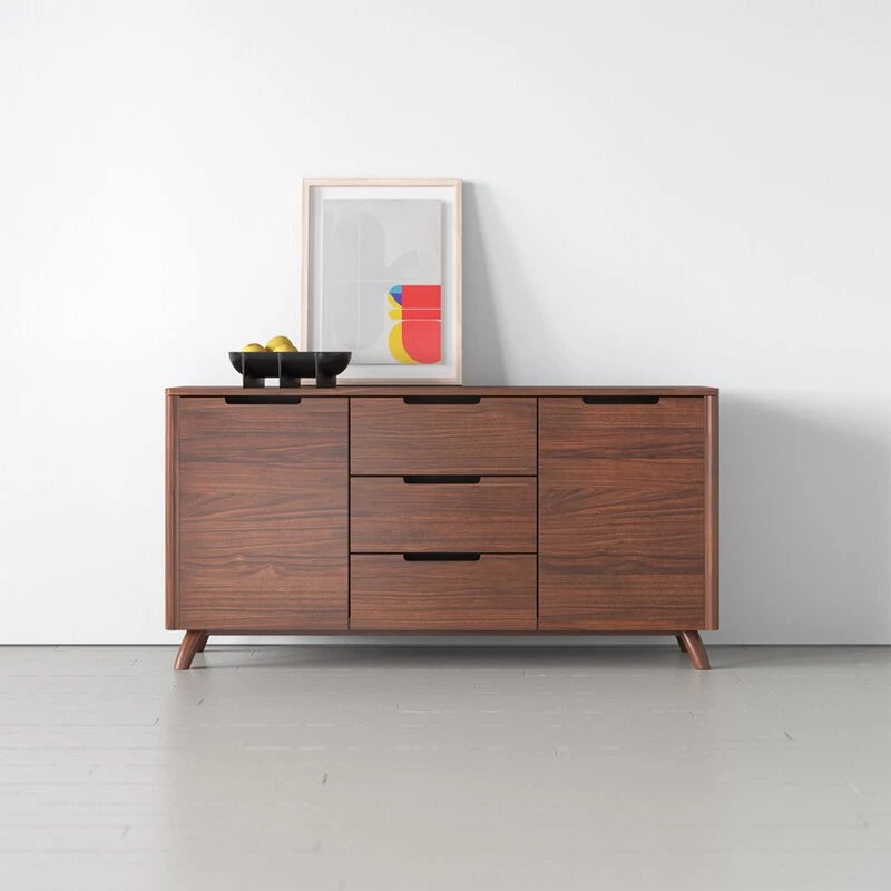 CYRENE – Mid Century Style Cut Out Handles Side Board