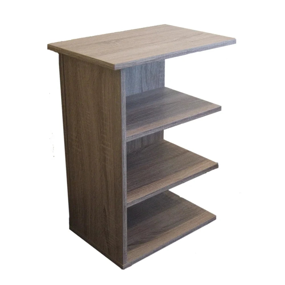 CAUSEL - Storage Side Table Rustic Brown