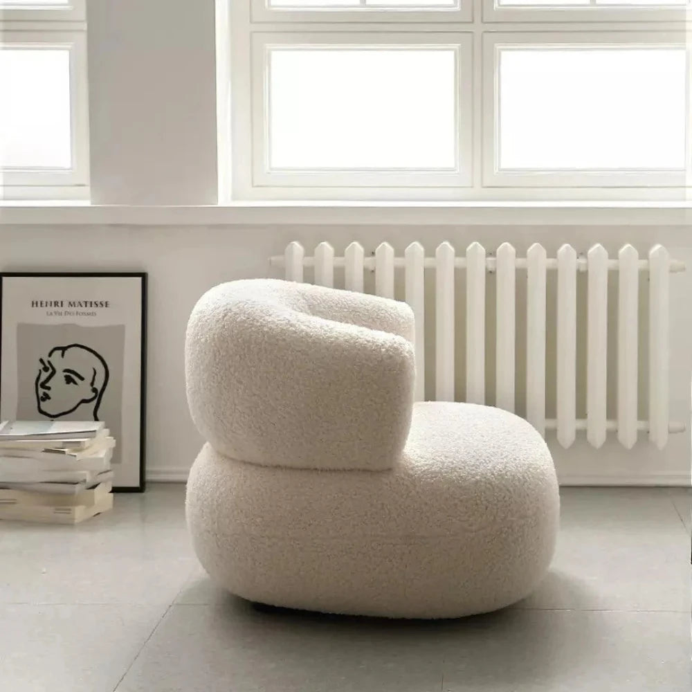 ALPINE – Round Boucle Armchair