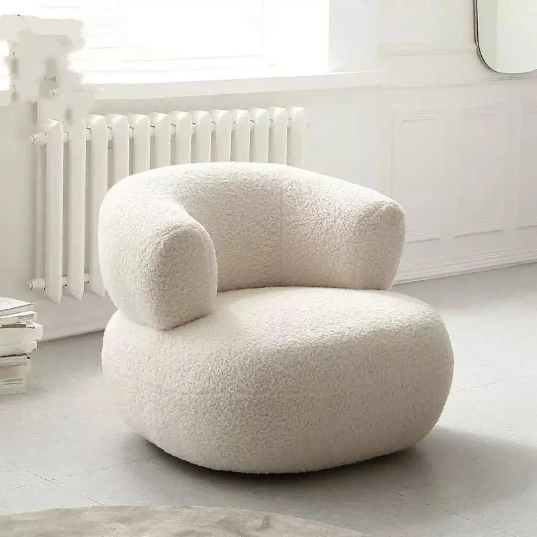 ALPINE – Round Boucle Armchair