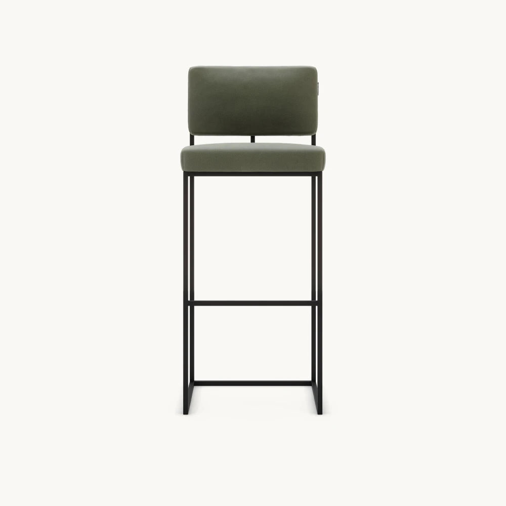 OPELLA – Minimalist Design Metallic Frame Bar Chair