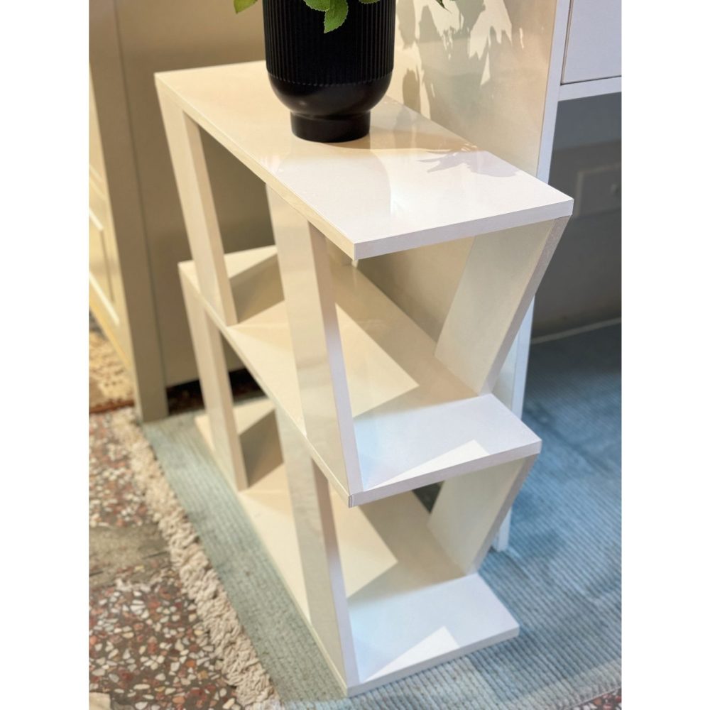 HLITCHER -Modern Design End Table White