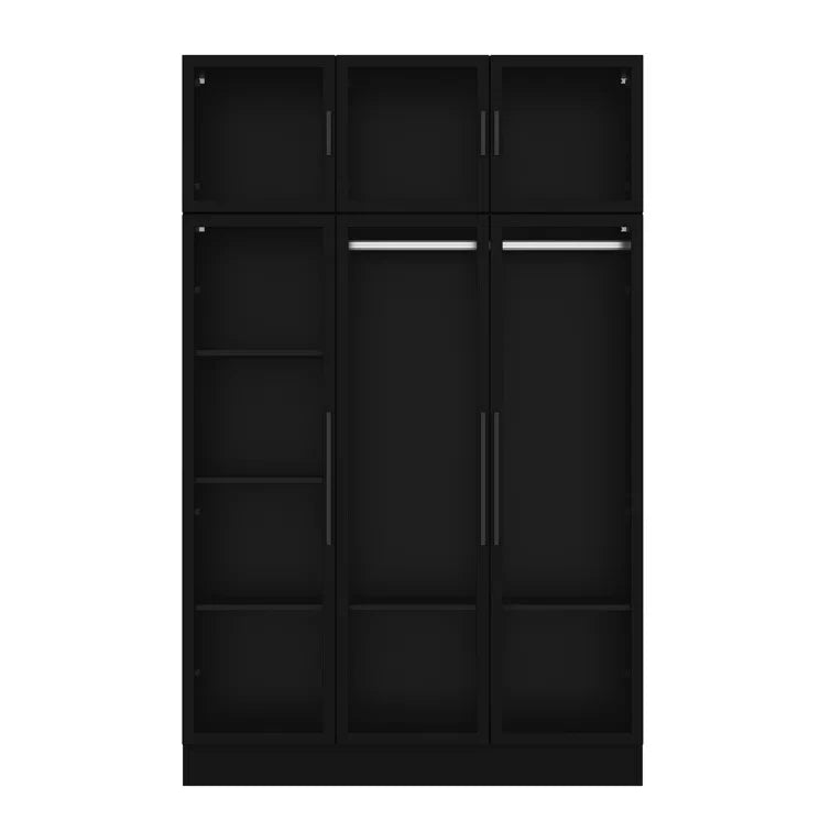 VELARE – Sleek Contemporary Design Black Wardrobe