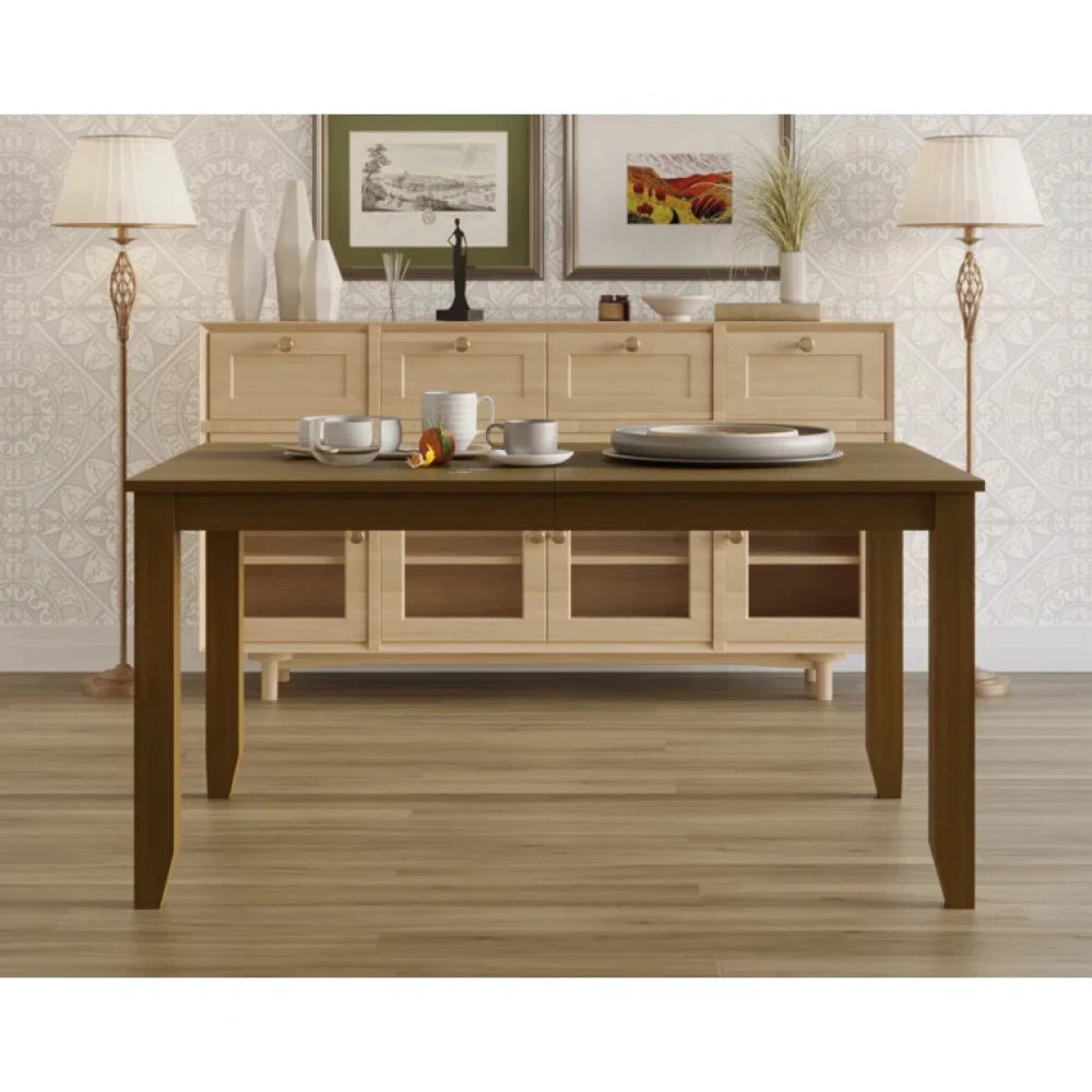 ZYLO – Dark Brown Classic Dining Table Set
