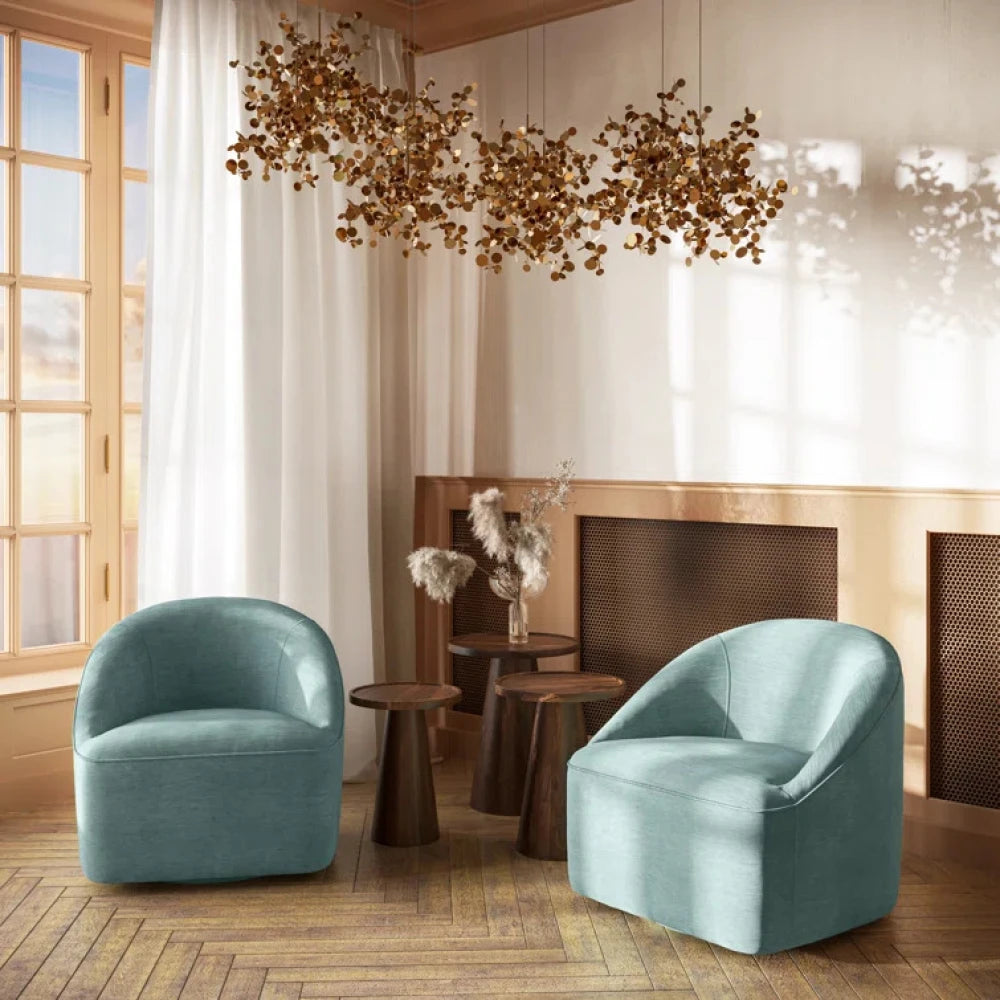 GLINT – Mid Century Modern Style Round Nesting Tables
