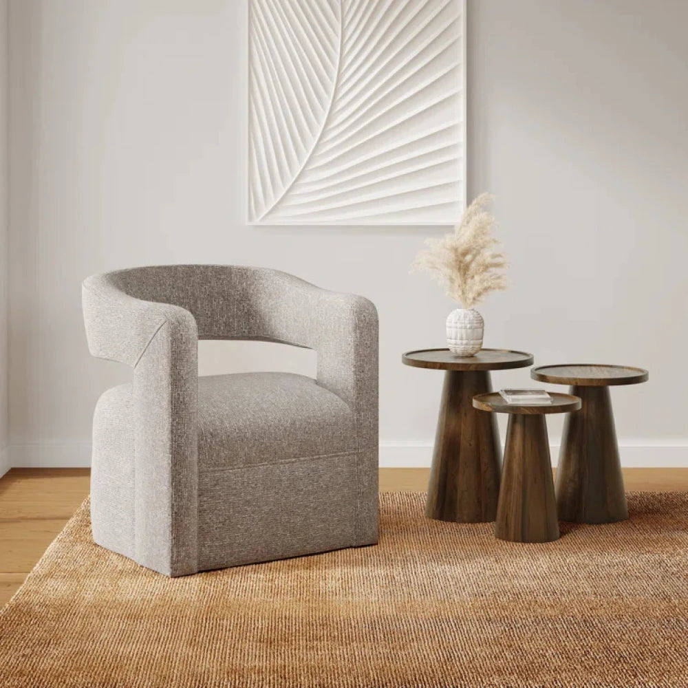 GLINT – Mid Century Modern Style Round Nesting Tables