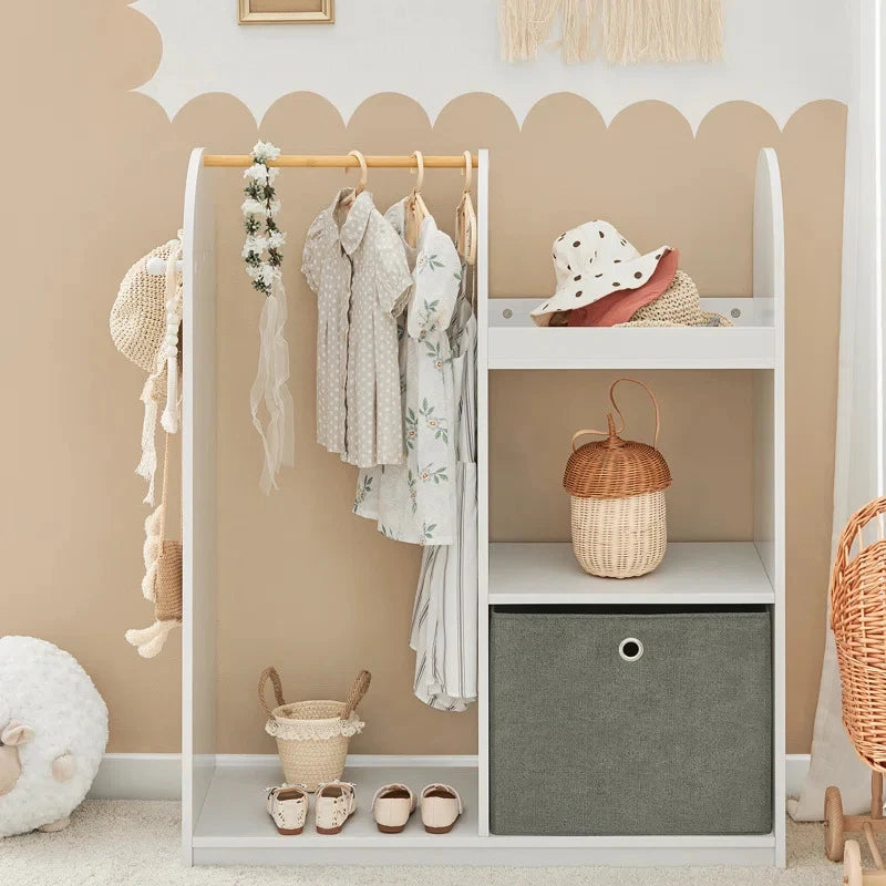CARVER – Open Shelf White Kids Dress Up Unit