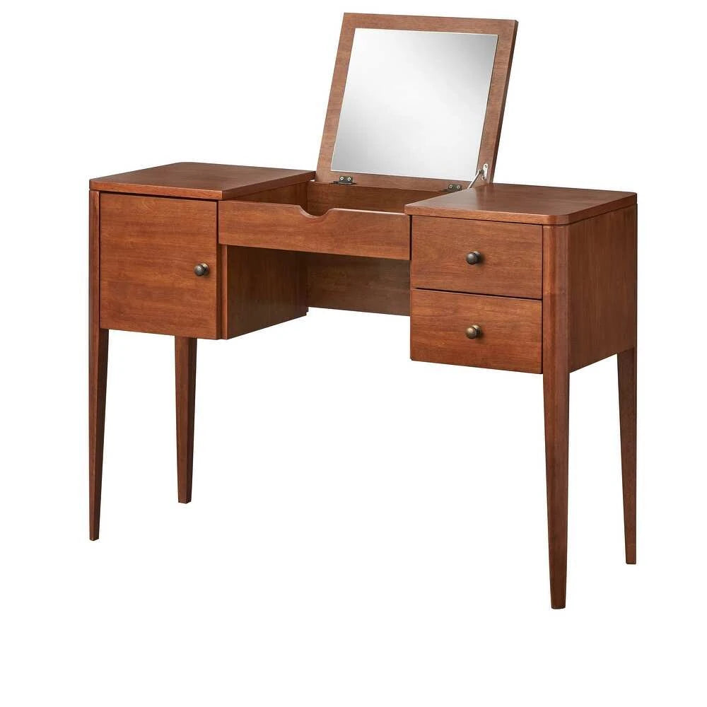 BRISA – Vintage Style Vanity Table with Folding Mirror