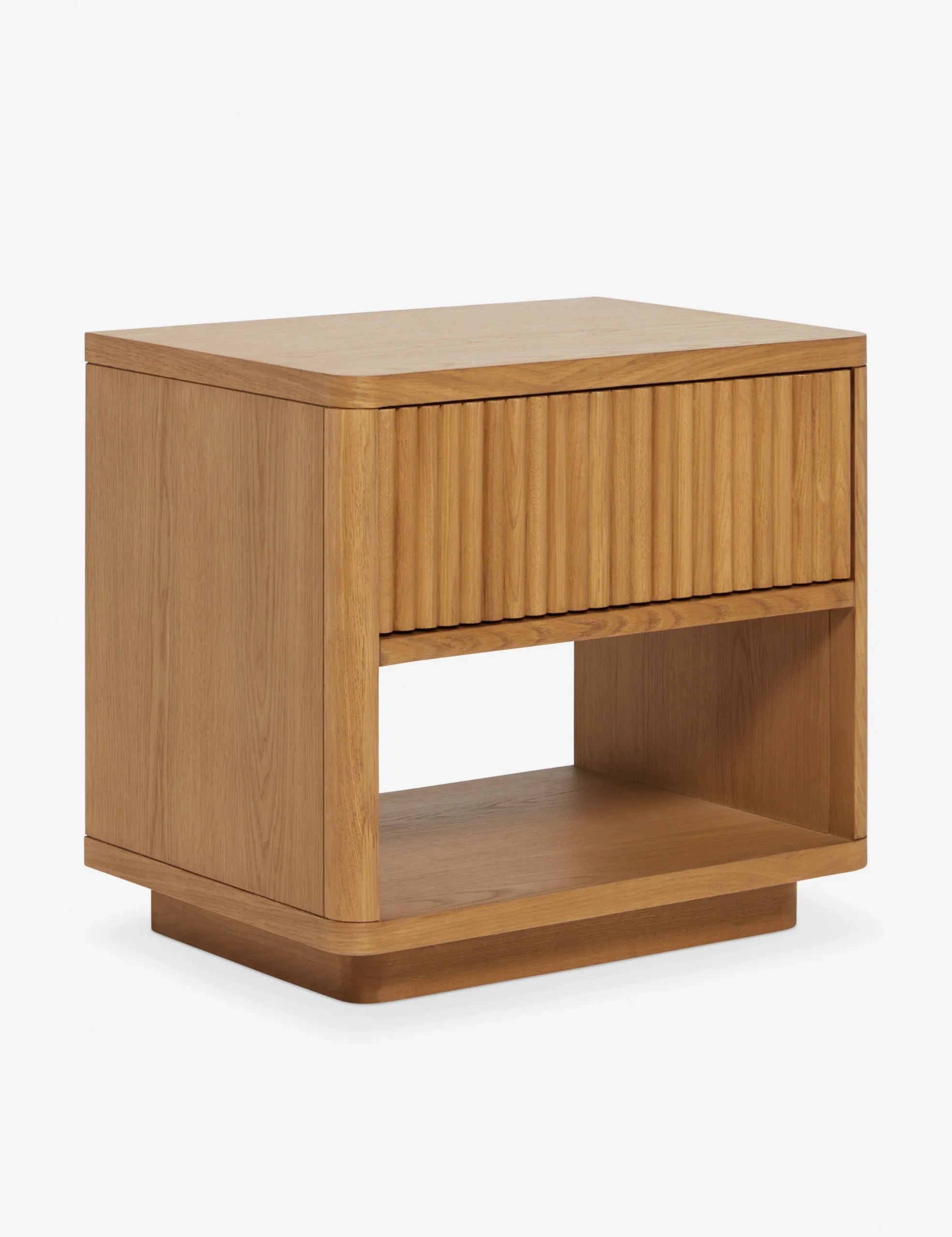FINESSE – Open Shelf Style Oak Brown Nightstand