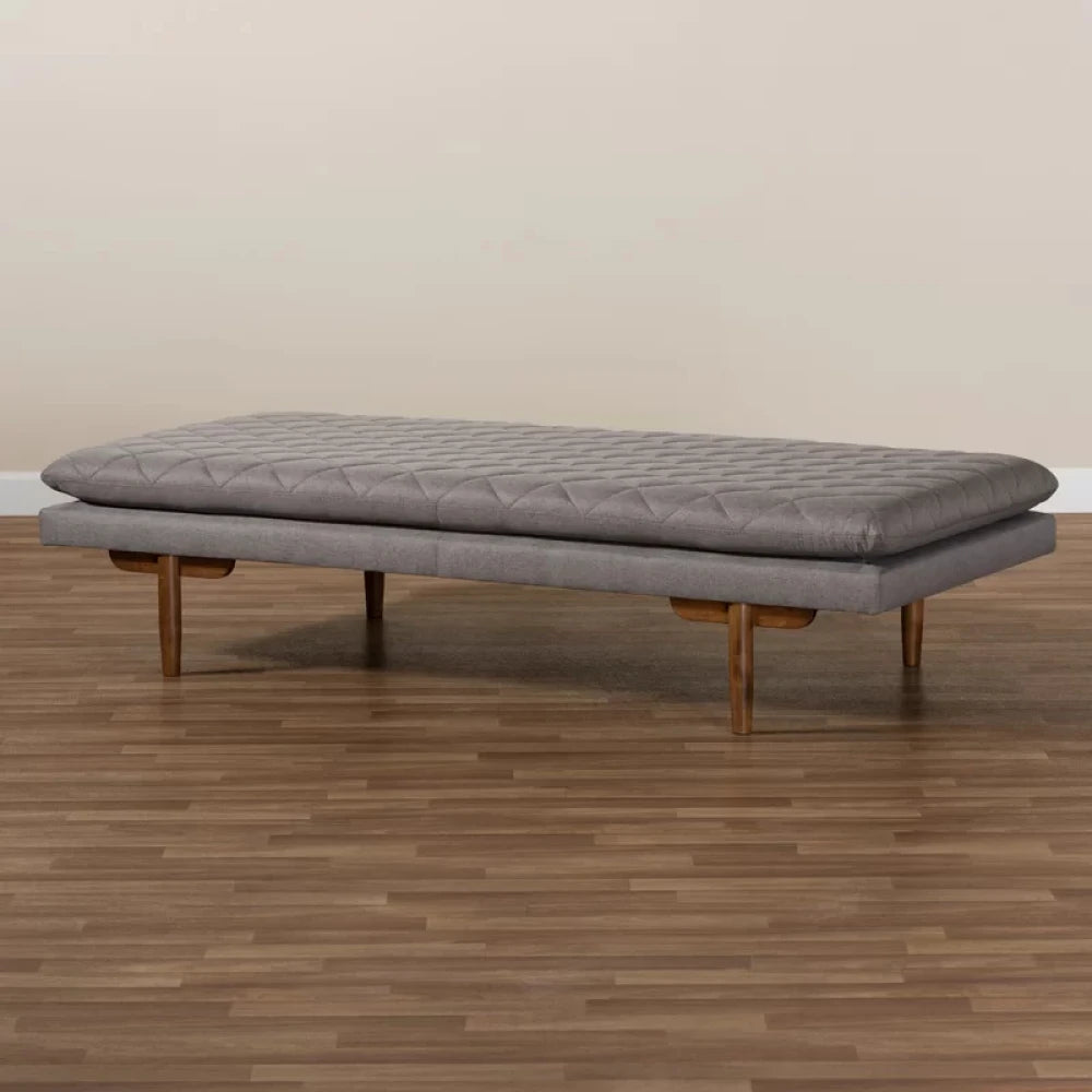 AKIRA – Grey & Brown Mid Century Inspired Daybed