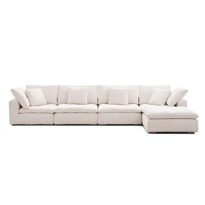 AVALO – Urban Style White Sectional Sofa