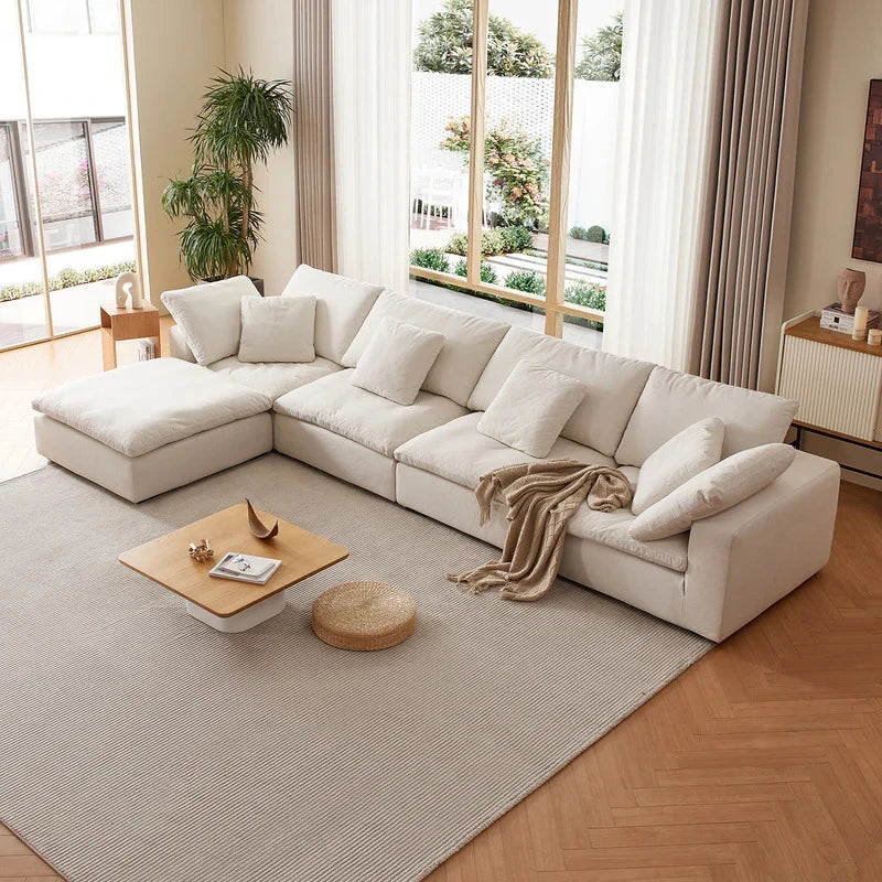 AVALO – Urban Style White Sectional Sofa