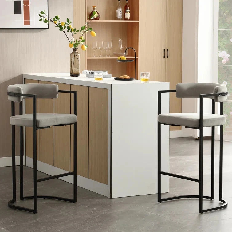 SABLE – Industrial Style Metallic Frame Bar Chair