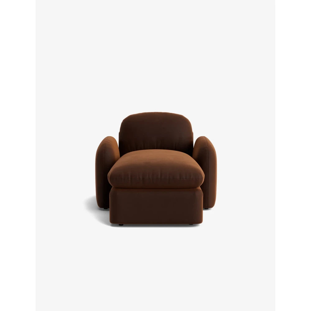 CINNA – Cinnamon Brown Chaise Lounge