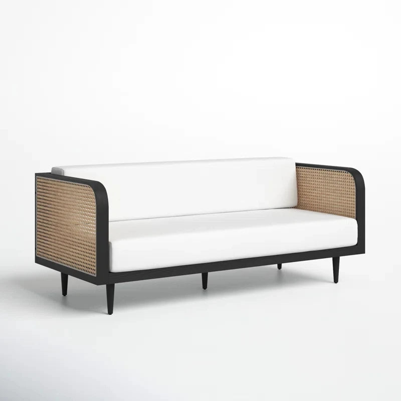 LYTA – Day Bed with Cane Worked Side Panels