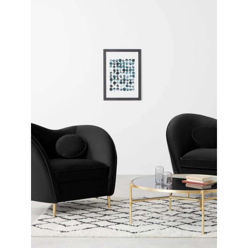 RAVE – Curved Accent Arm Chair