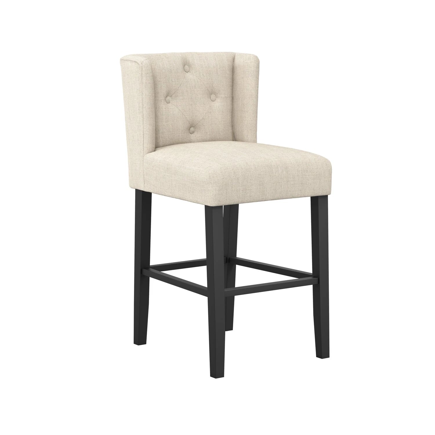BUNNI – Classic Style Button Tufted Bar Stool