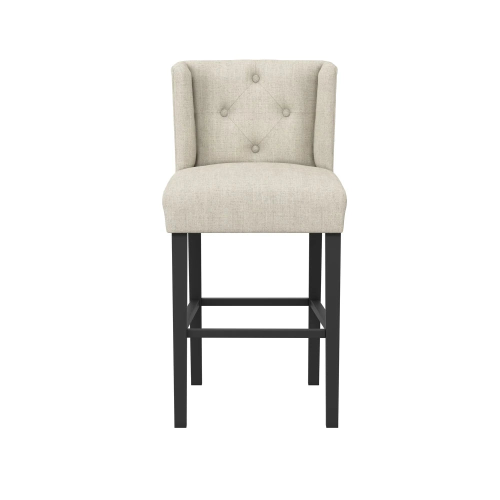 BUNNI – Classic Style Button Tufted Bar Stool