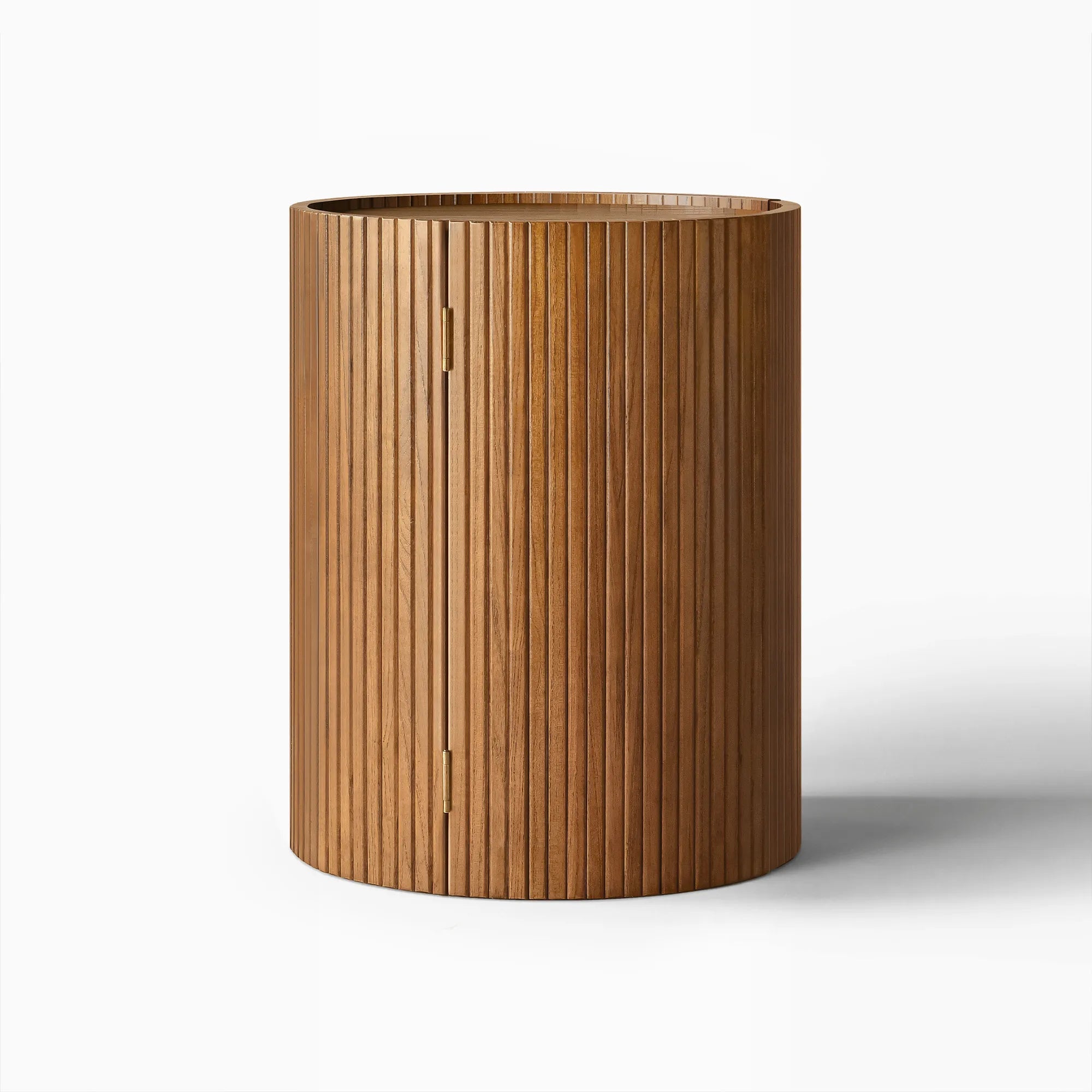 SOJORN – Classic Contemporary Style Round Storage End Table