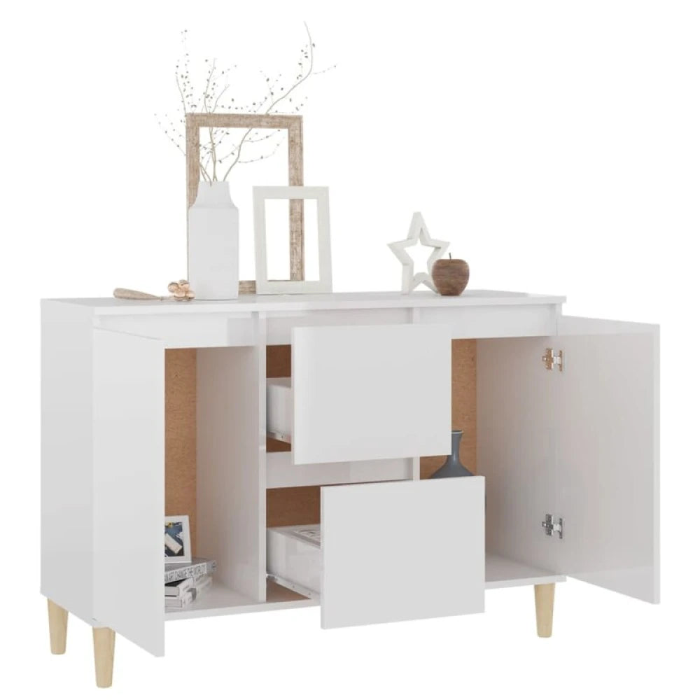 SAIM – White Storage Side Board