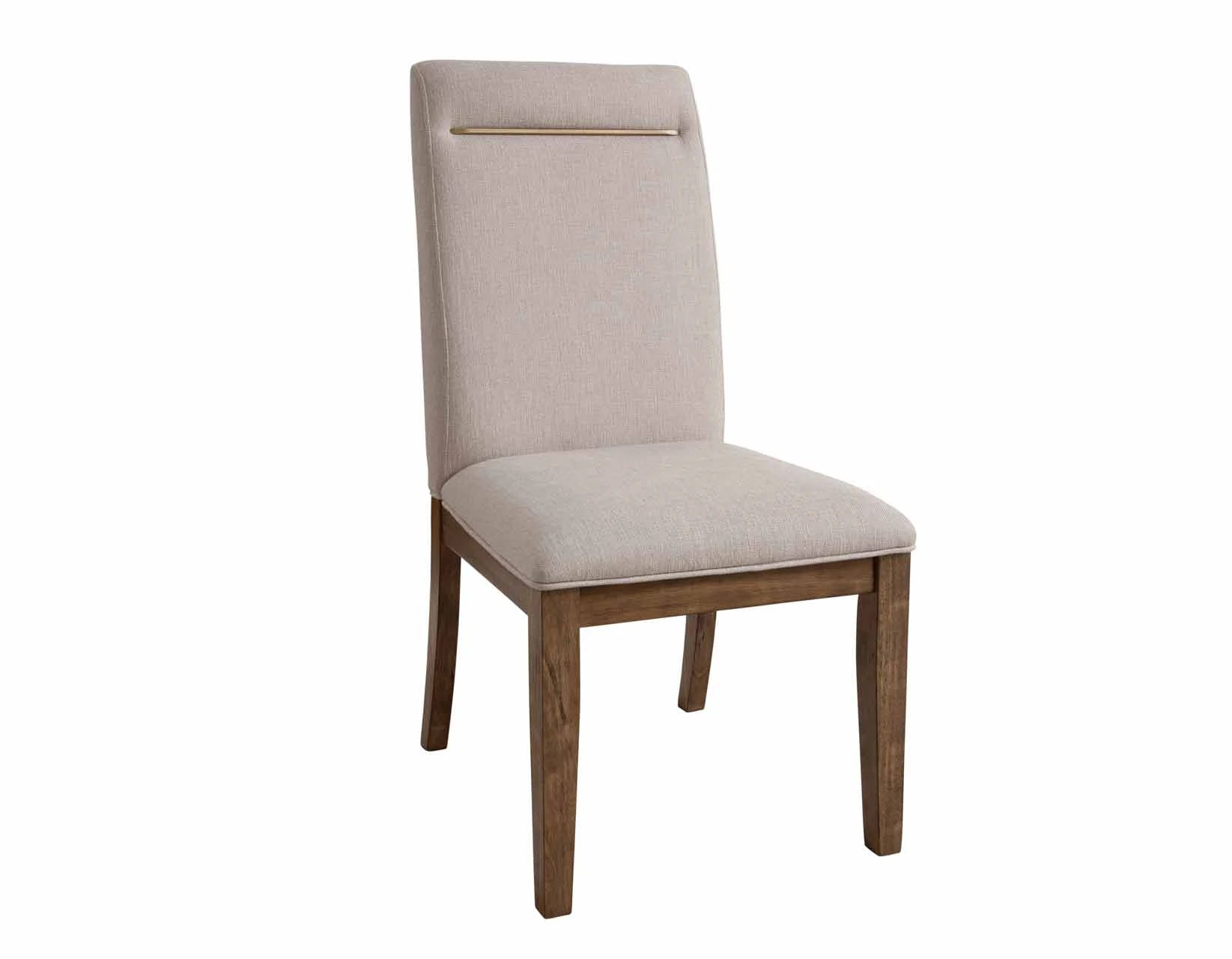 FORTE – Modern Style Medium Brown & Beige Dining Table Set