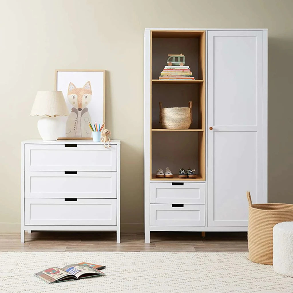 ELLINGTON – Contemporary Style Kids Single Door Wardrobe