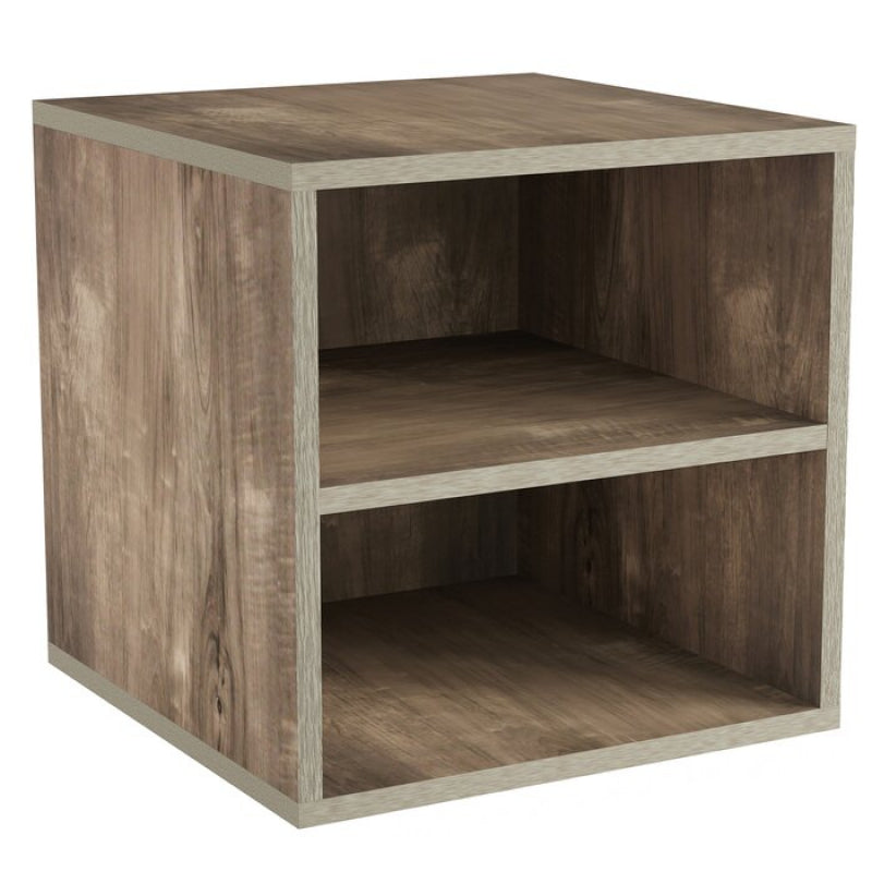 CAFFAIRE - Storage Shelf End Table Wooden Brown