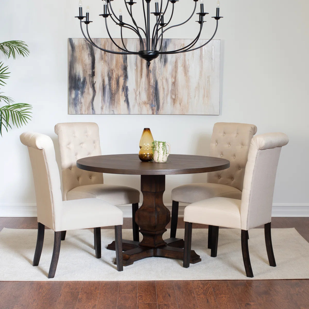 ORRIS – Tradition Design Four Seater Dining Table Set