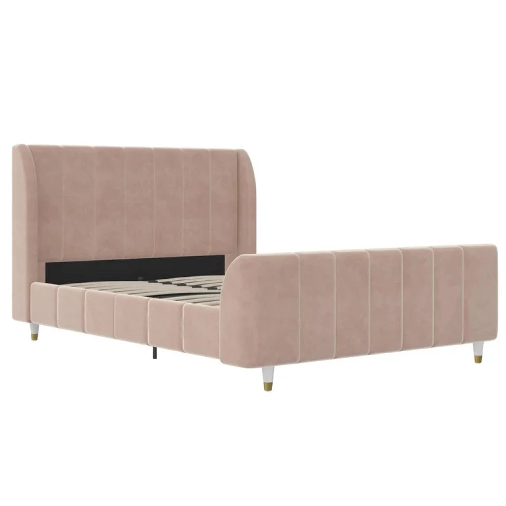 LUME – Dusky Pink Modern Queen Size Teen Bed