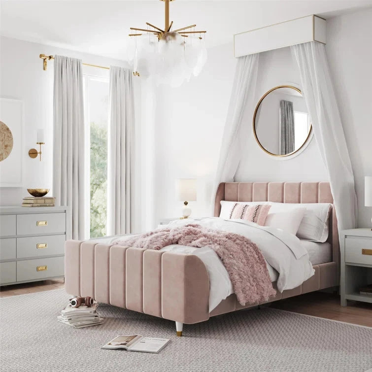 LUME – Dusky Pink Modern Queen Size Teen Bed