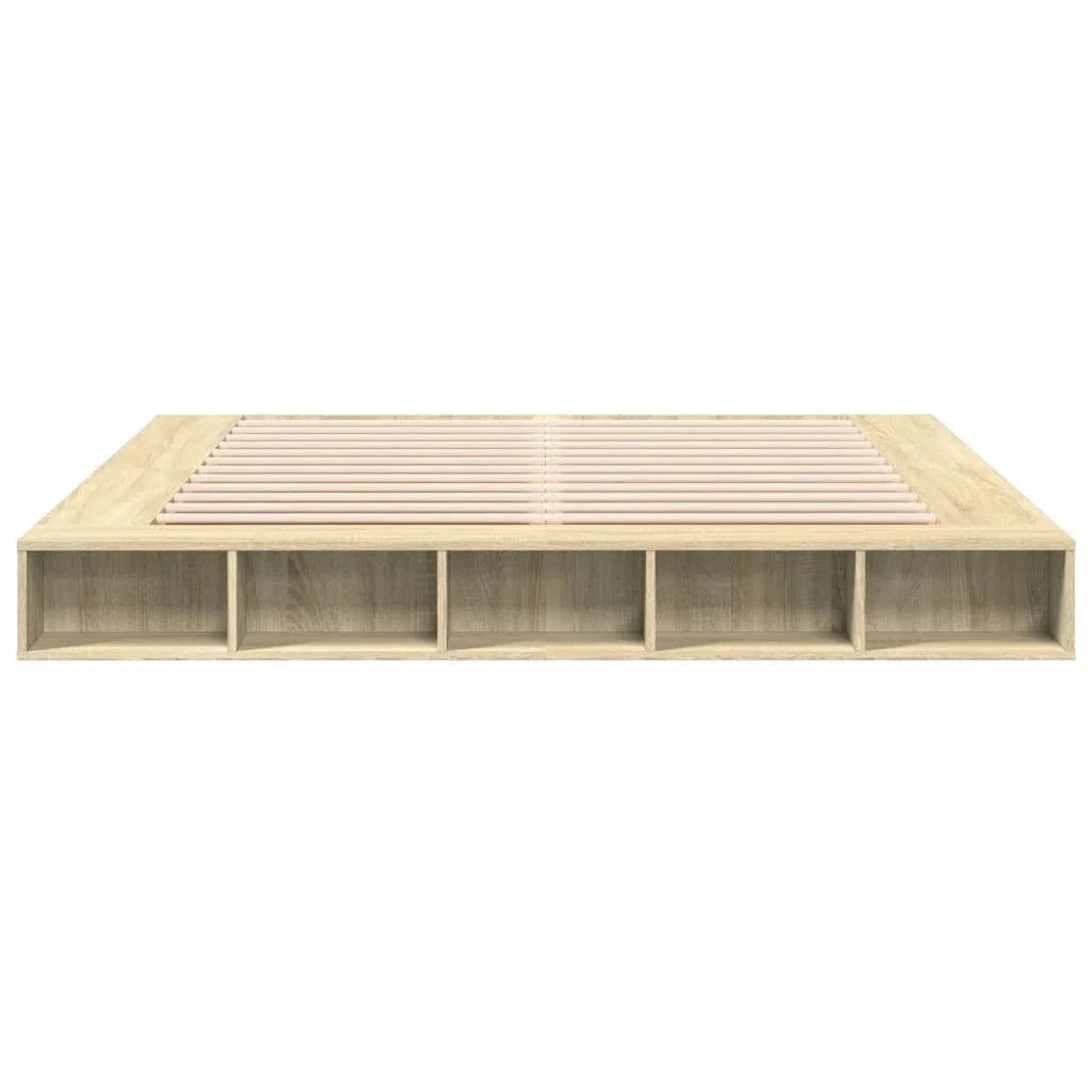 OAKLYN – King Size Platform Bed with Open Compartments