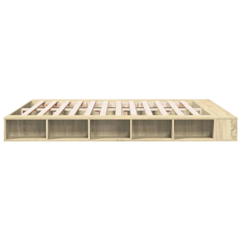 OAKLYN – King Size Platform Bed with Open Compartments