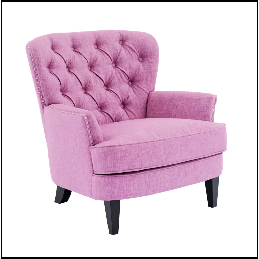 PALMARY – Purple Modern Flared Arm Sofa Chair
