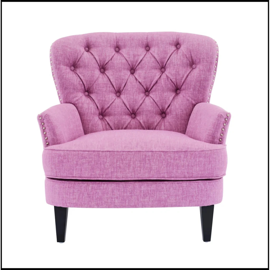 PALMARY – Purple Modern Flared Arm Sofa Chair